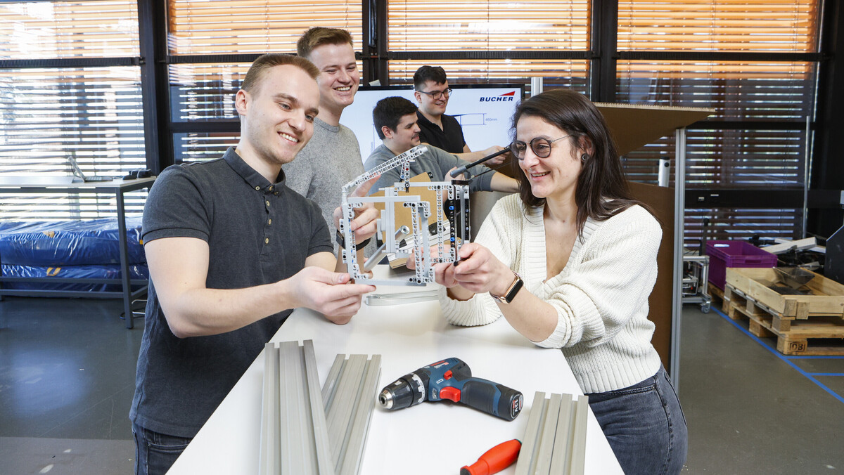 Zusammen mit der Firma Bucher haben WING-Studierende eine effiziente Rettungsunterkunft entwickelt.