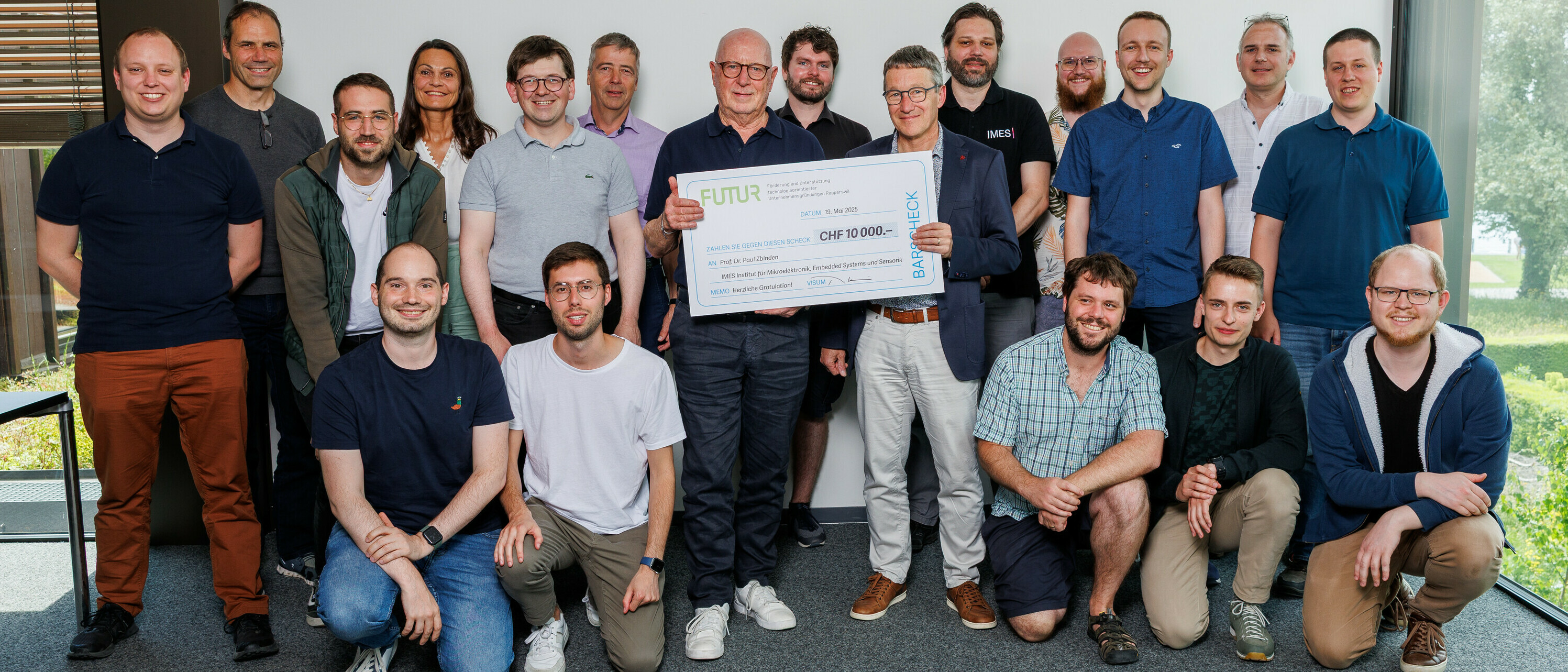 FUTUR-Hauptpreis für Prof. Dr. Paul Zbinden vom Institut für Mikroelektronik, Embedded Systems und Sensorik (IMES) der OST.