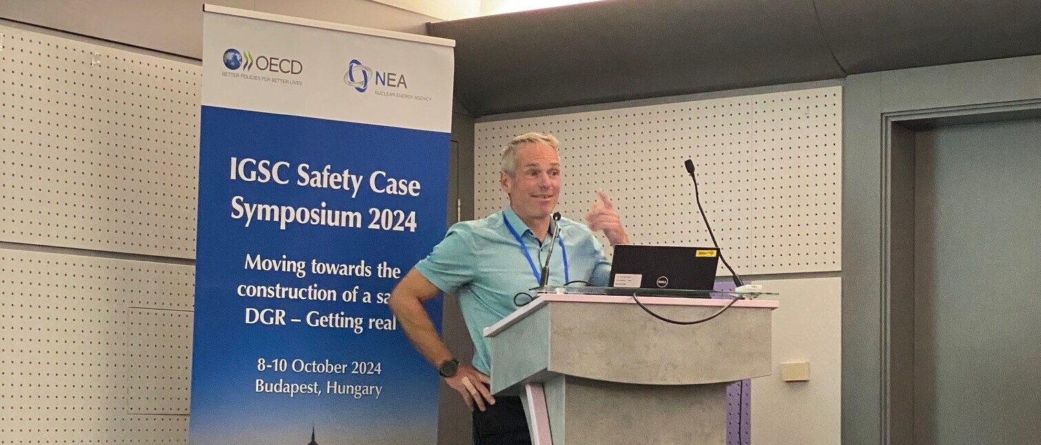 Rapporteur-Session. Thomas Kämpfer (OST) fasst die Erkenntnisse der Session «ROLE AND EVOLUTION OF THE SAFETY CASE WHEN MOVING TO IMPLEMENTATION» zusammen. 