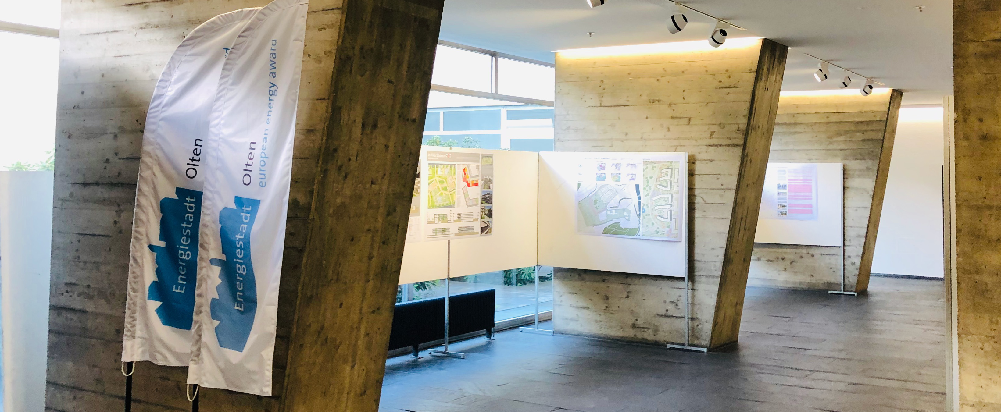 Ausstellung der Studienarbeiten aus dem Bachelor-Studiengang Stadt-, Verkehrs- und Raumplanung der OST, in in Zusammenarbeit mit der Partnerstadt Olten entstanden