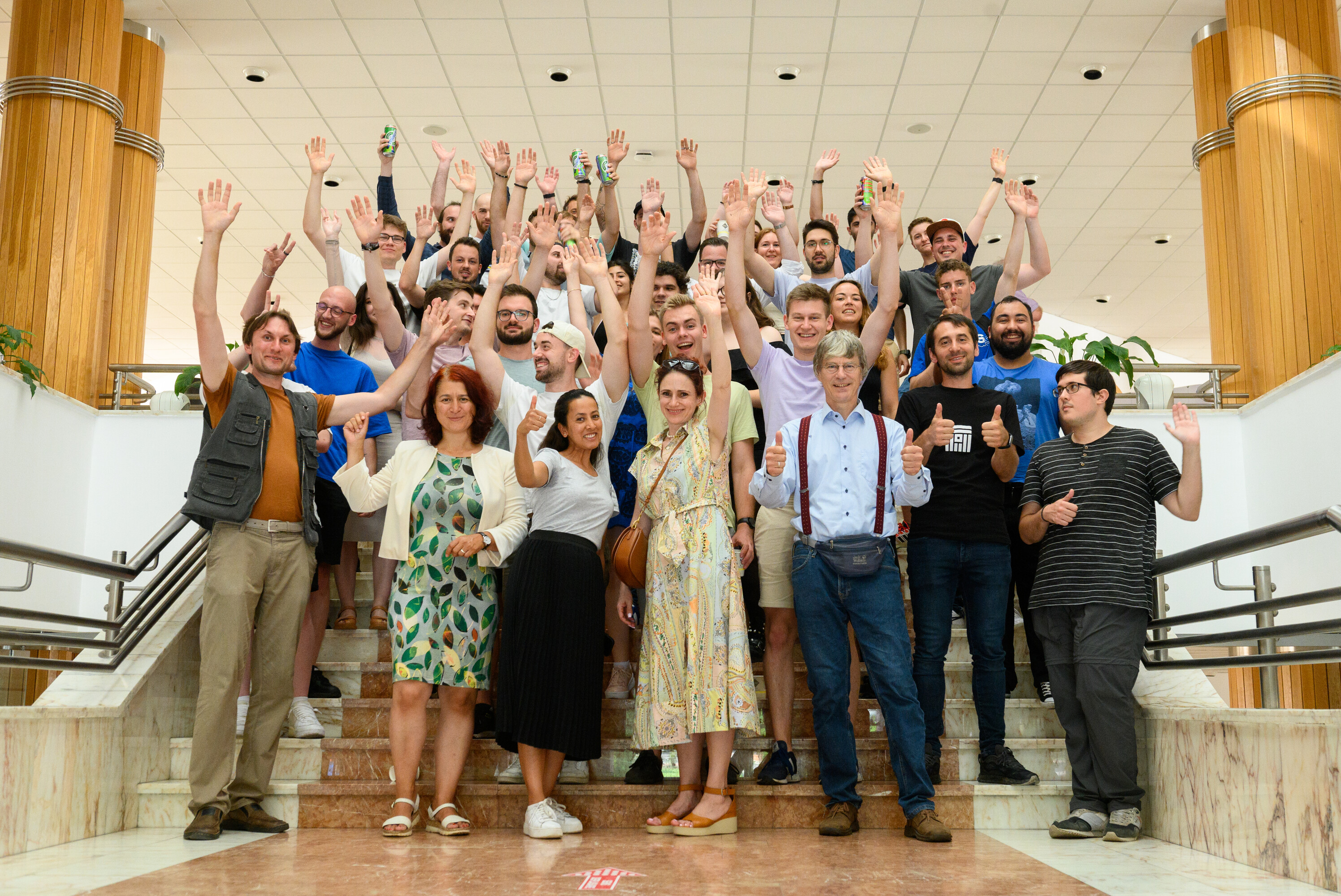 [Translate to English:] Teilnehmerinnen und Teilnehmer der Summer School für Nachhaltigkeit in Rumänien. 