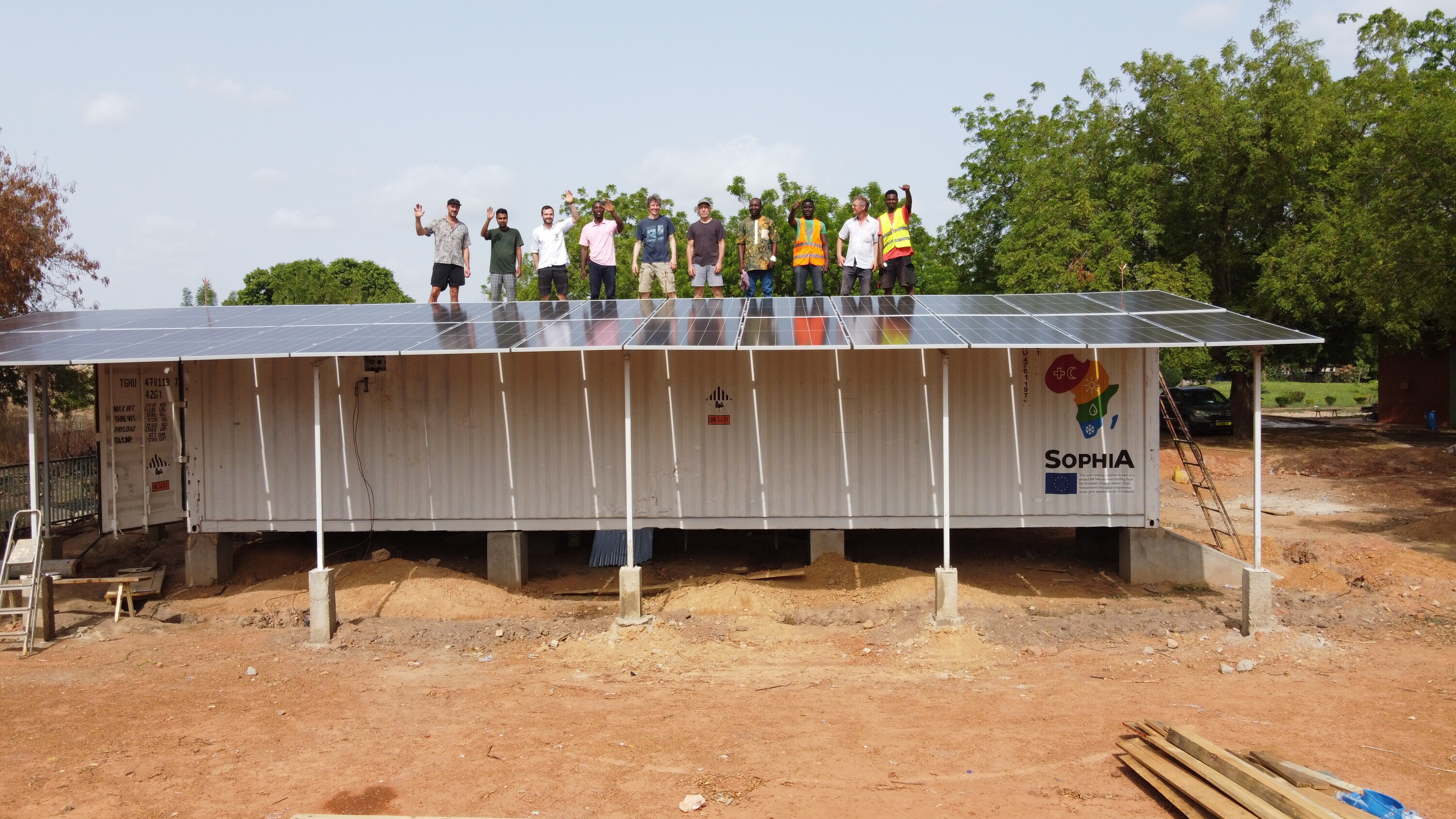 SophiA-Container in Burkina Faso.