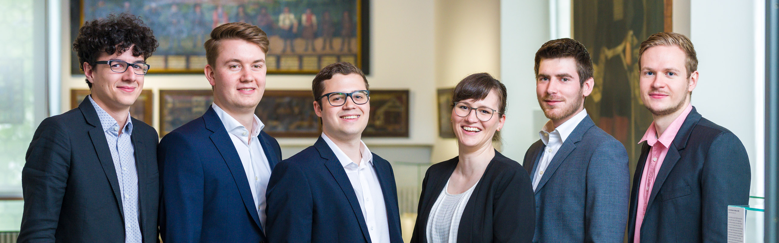 Gruppe von Studierenden im Praxisprojekt Marktforschung