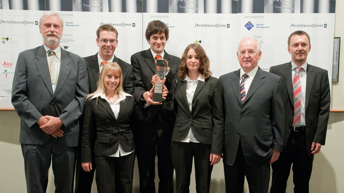1. Rang Marktforschung WTT YOUNG LEADER AWARD 2009
