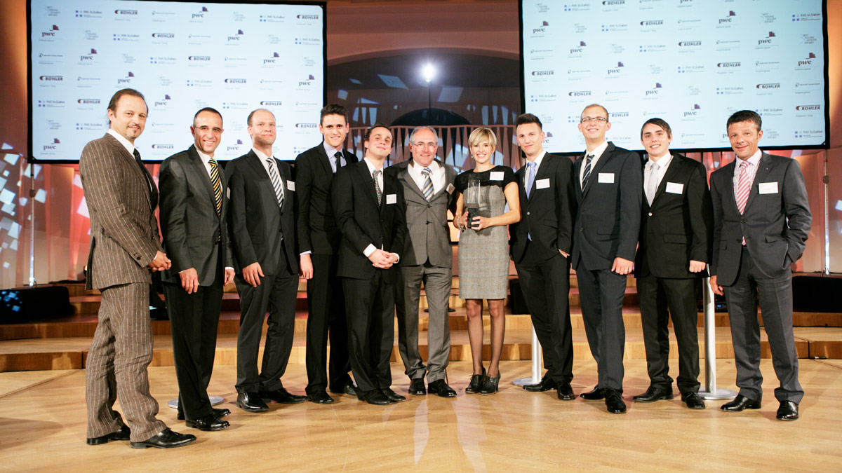 1. Rang Marktforschung WTT YOUNG LEADER AWARD 2012