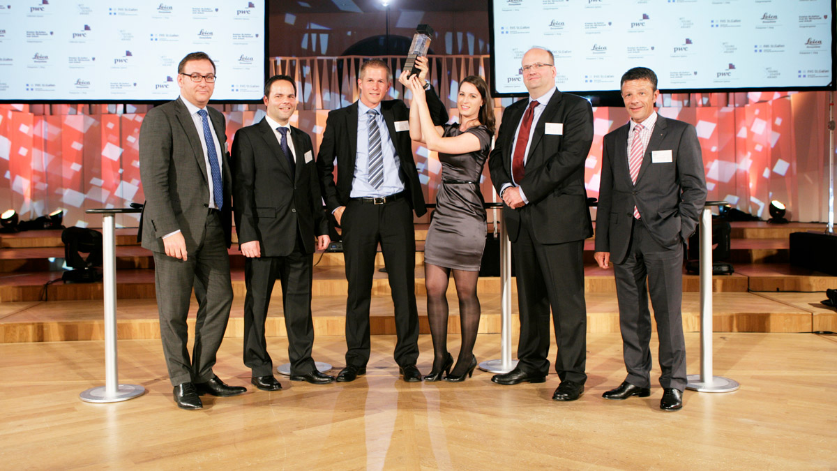 1. Rang Managementkonzeption WTT YOUNG LEADER AWARD 2012