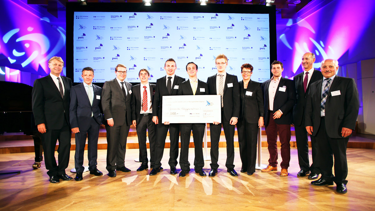 3. Rang Managementkonzeption WTT YOUNG LEADER AWARD 2013