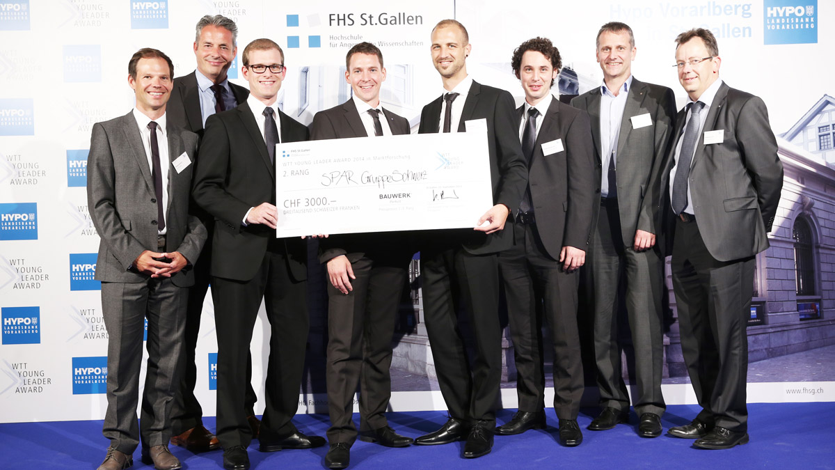 2. Rang Marktforschung WTT YOUNG LEADER AWARD 2014