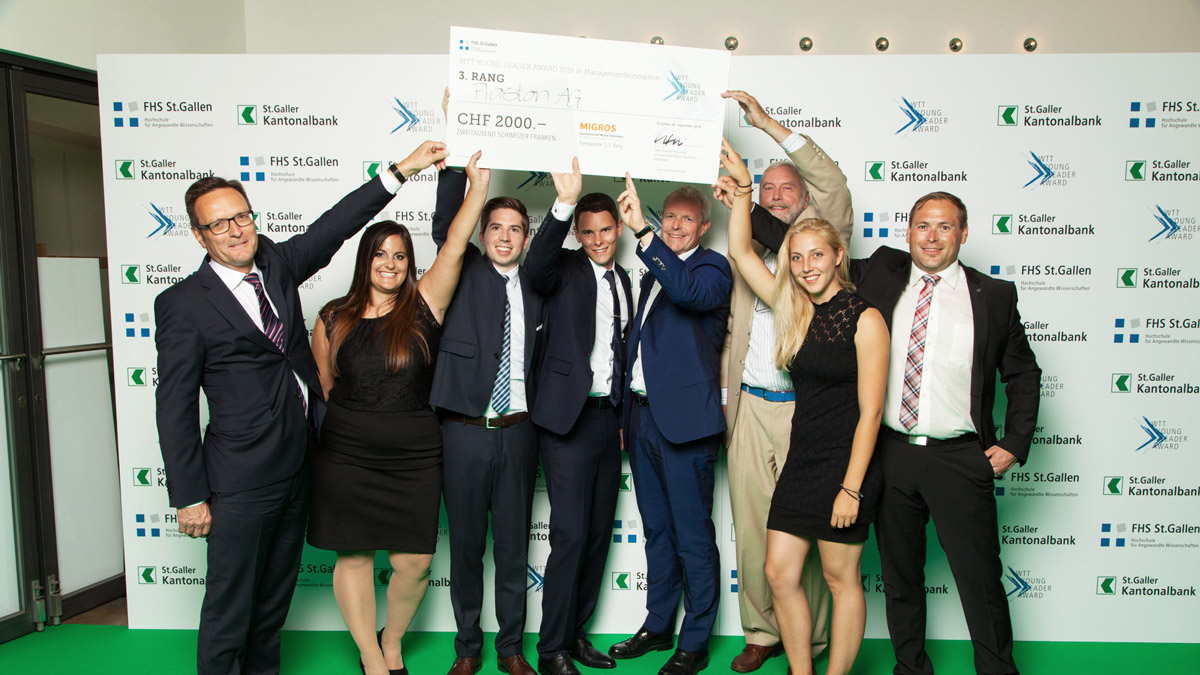 3. Rang Managementkonzeption WTT YOUNG LEADER AWARD 2016