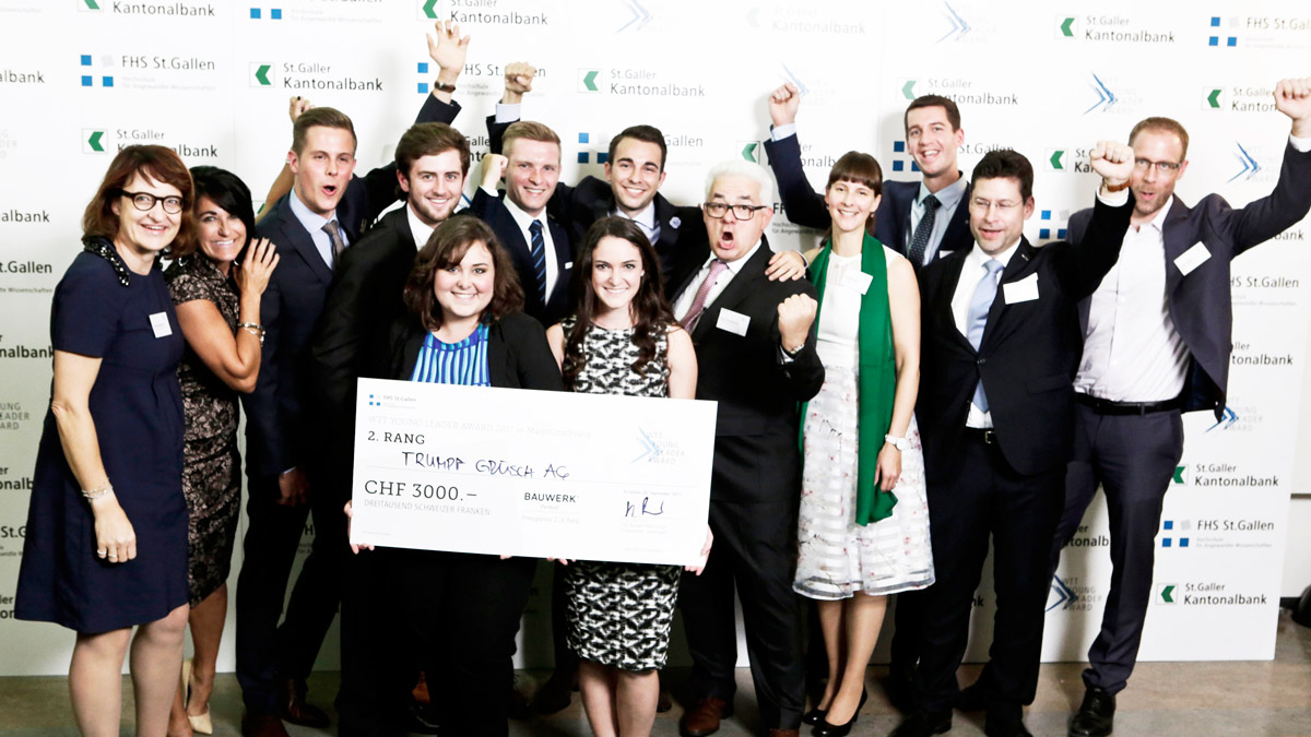 2. Rang Marktforschung WTT YOUNG LEADER AWARD 2017