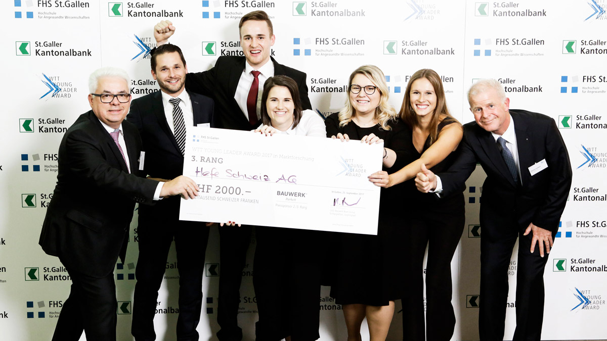 3. Rang Marktforschung WTT YOUNG LEADER AWARD 2017
