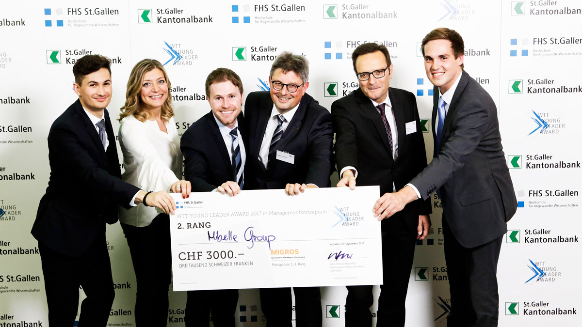 2. Rang Managementkonzeption WTT YOUNG LEADER AWARD 2017