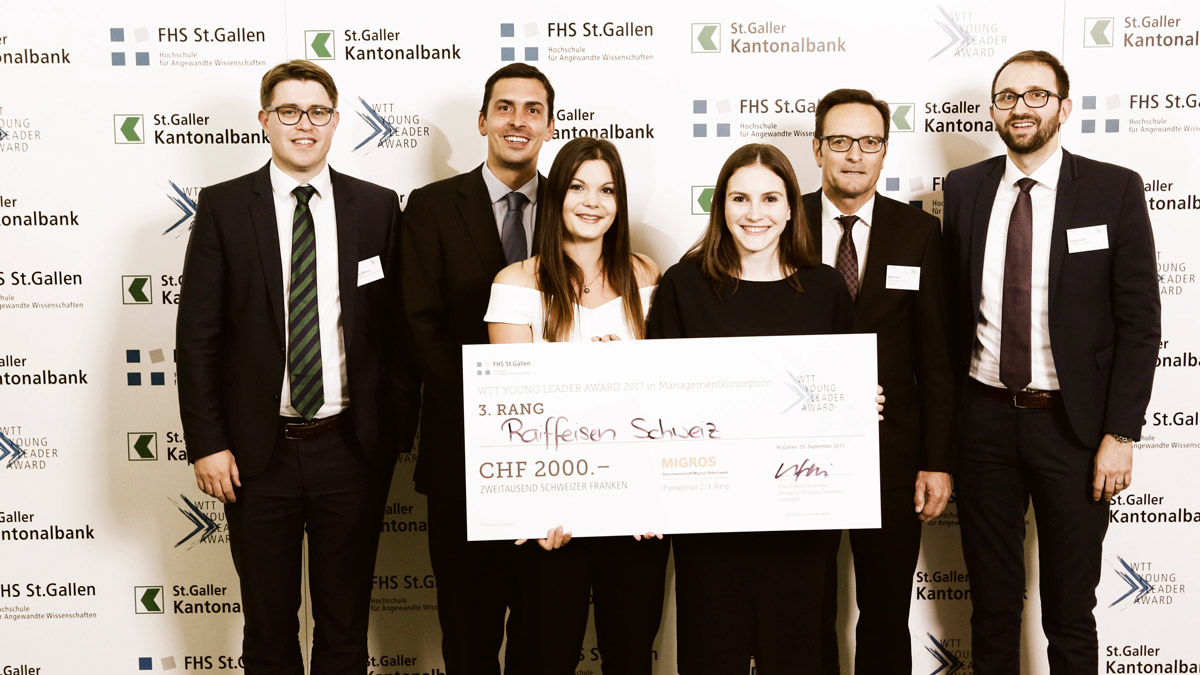 3. Rang Managementkonzeption WTT YOUNG LEADER AWARD 2017