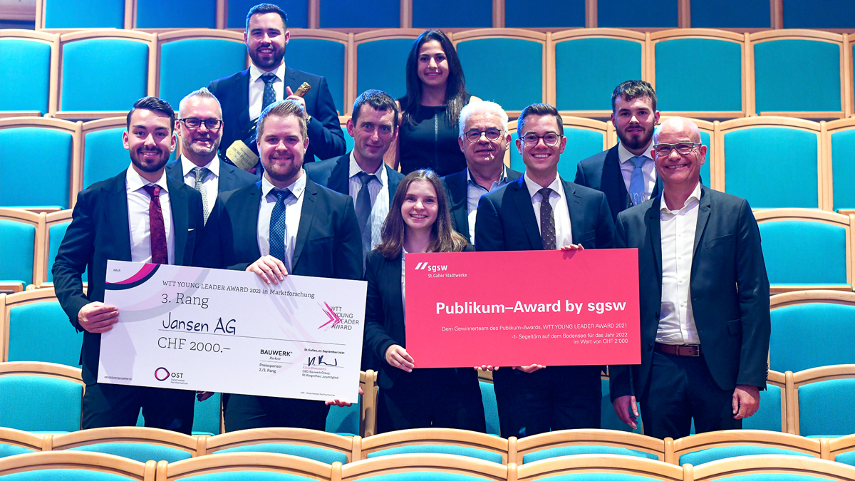 3. Platz WTT YLA in Marktforschung: Team Jansen AG