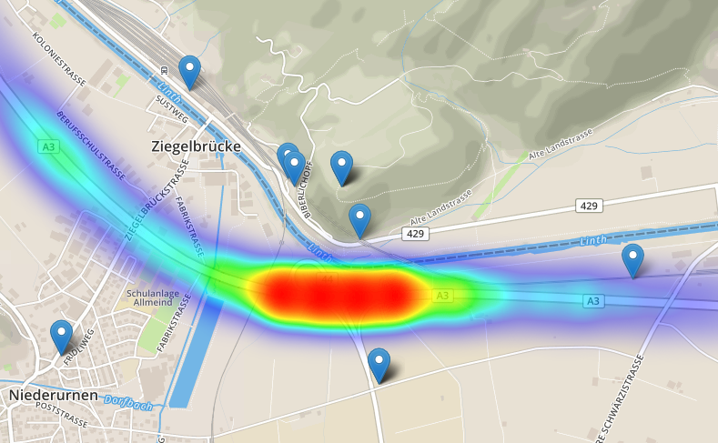Mit der leistungsfähigen Messtechnik im Inneren des HSR Funkmesslabor-Autos lassen sich unter anderem genaue Abdeckungskarten über Funk- und Datenmessungen erstellen. Mit der leistungsfähigen Messtechnik im Inneren des HSR Funkmesslabor-Autos lassen sich unter anderem genaue Abdeckungskarten über Funk- und Datenmessungen erstellen.