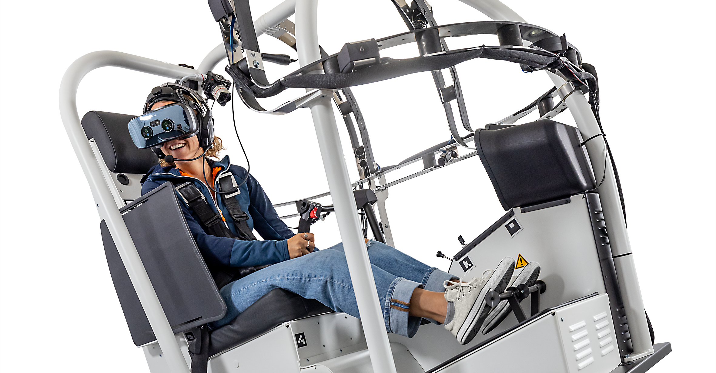 Flugsimulator  mit VR-Brille